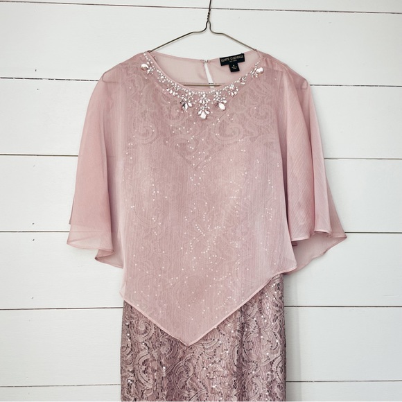 Ignite Evenings Dresses Ignite Evenings Formal Sequin Lace Dress